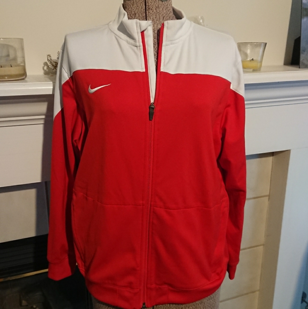 Nike Jacket - Red and White
